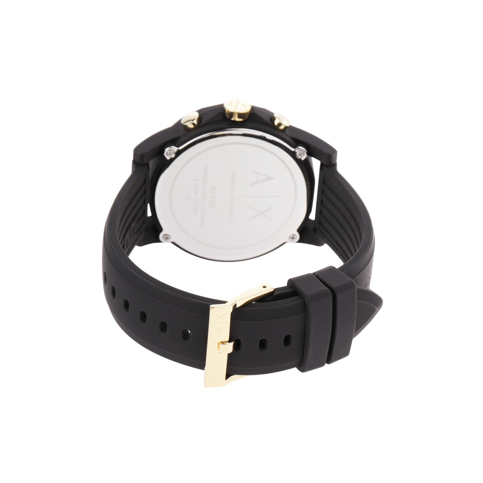 Armani Exchange AX7105 Men's chronograph watch with black dial