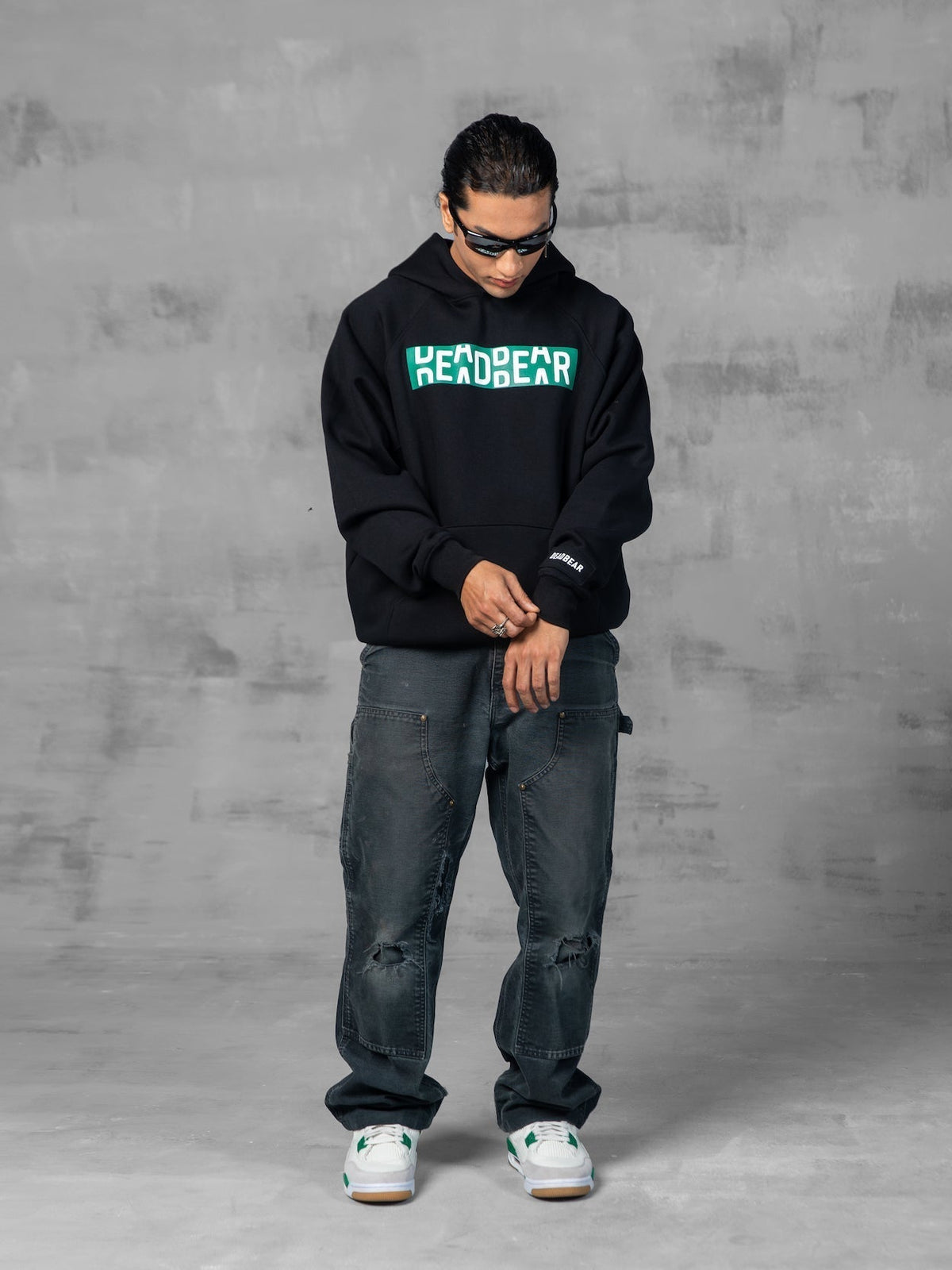 Skeleton Hoodie Black by DEADBEAR