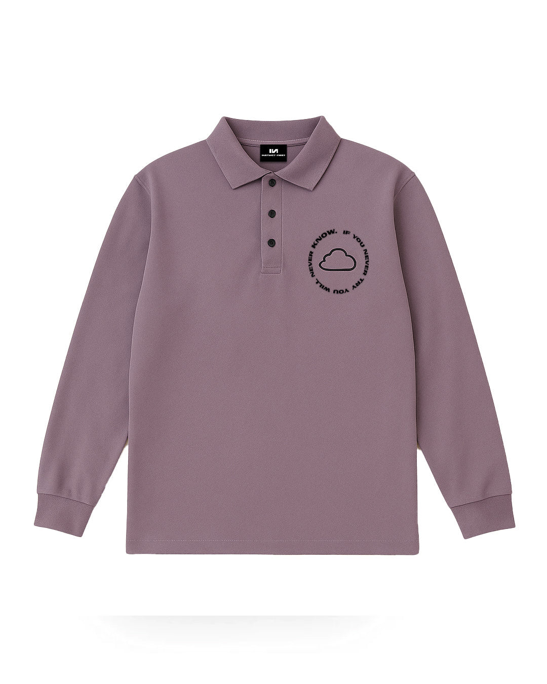 Oversized Polo T-shirt - Seeker Purple by Instinct First