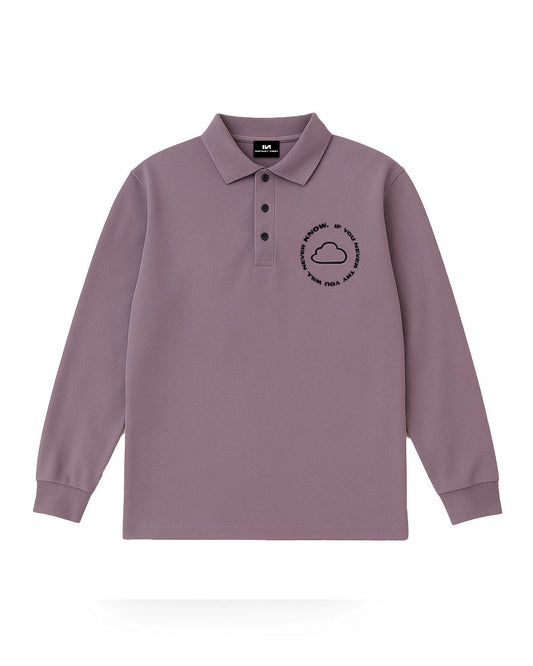 Oversized Polo T-shirt - Seeker Purple by Instinct First