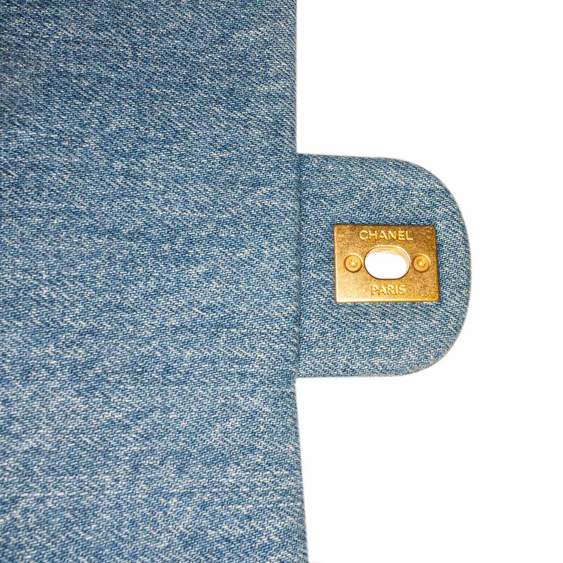 CHANEL Mood Flap Bag Mini Rectangular – Denim Blue / Multicolour