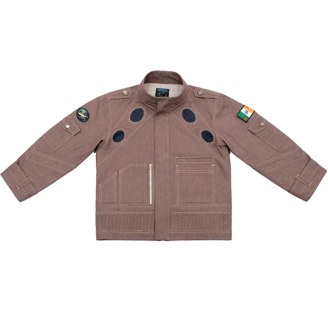 Pink Denim Space age Jacket by Old Gene