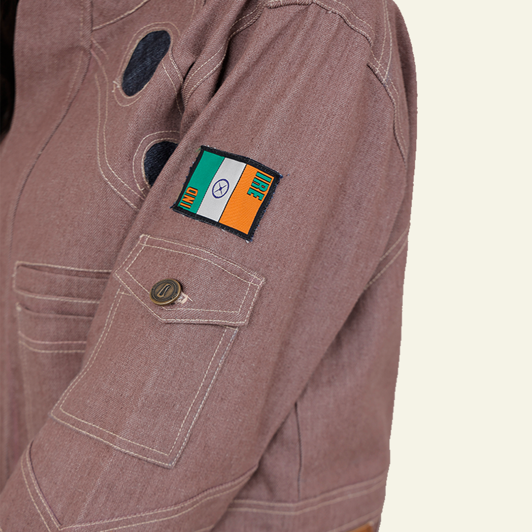 Pink Denim Space age Jacket by Old Gene