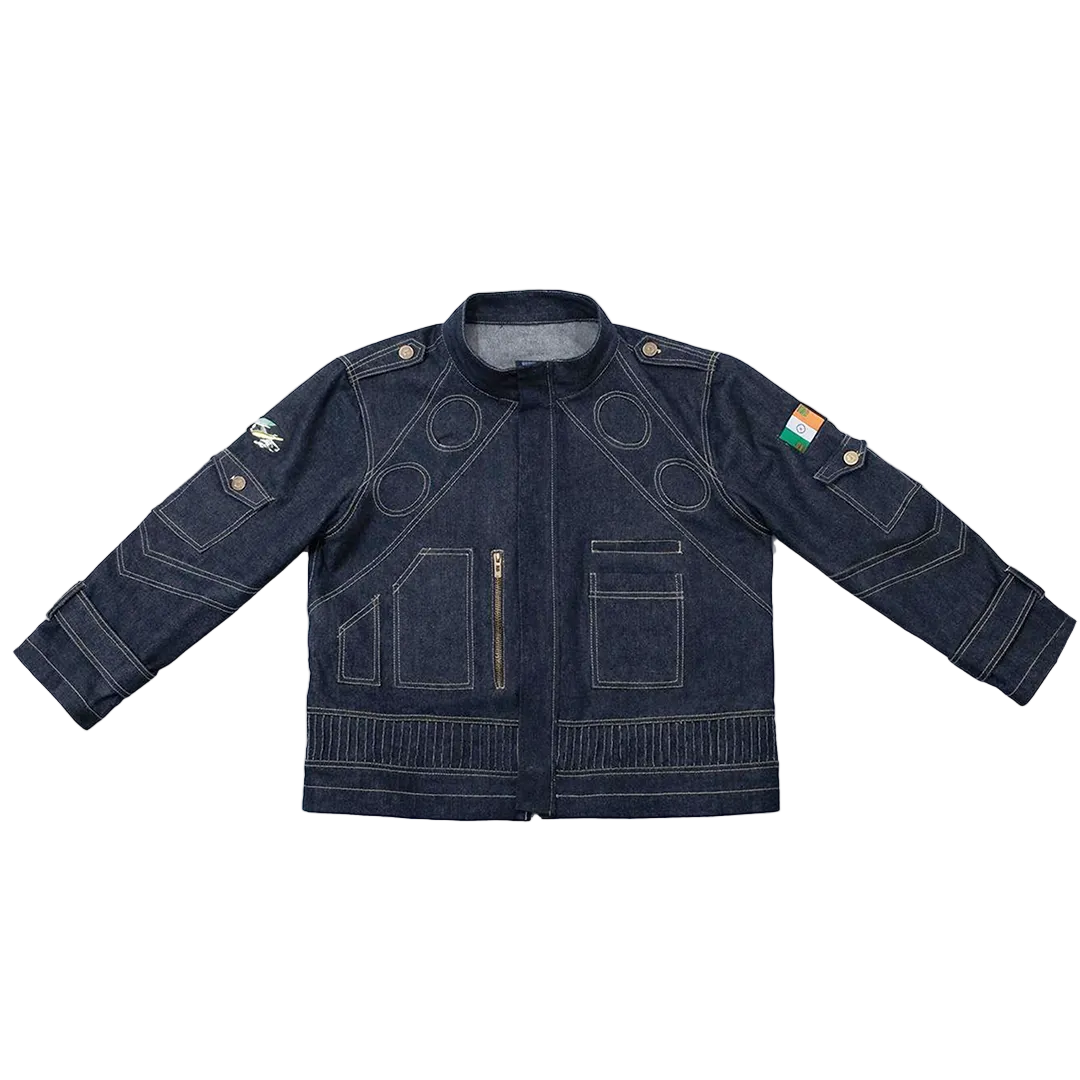 Blue Denim Space age Jacket by Old Gene