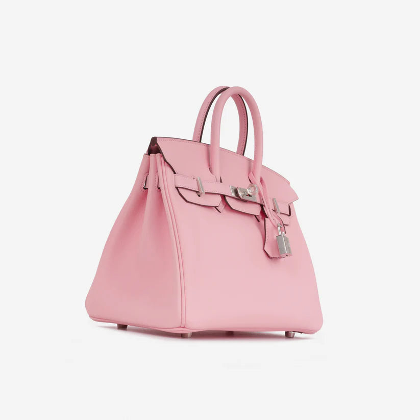 Hermès Birkin 25 in Rose Sakura Swift Leather – Palladium Hardware - Zeuskicks