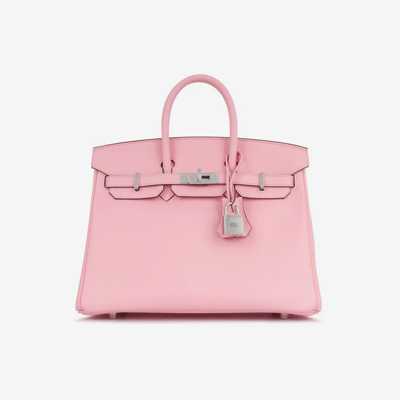 Hermès Birkin 25 in Rose Sakura Swift Leather – Palladium Hardware - Zeuskicks