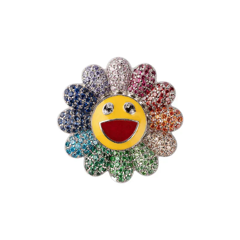 ICED SPINNING MURAKAMI FLOWER by The Noble Sculptor