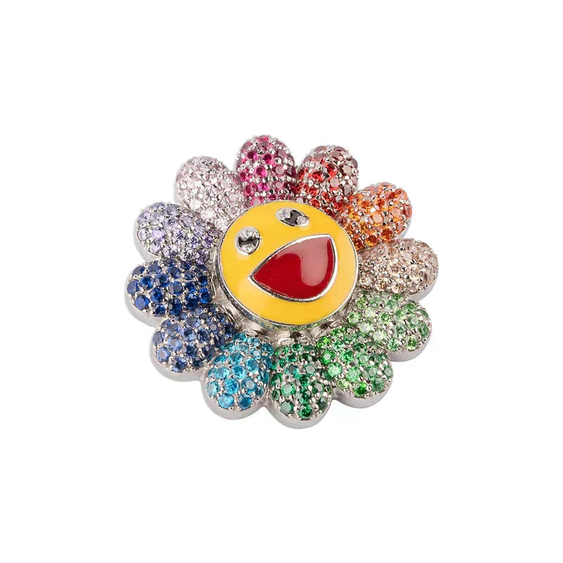 ICED SPINNING MURAKAMI FLOWER by The Noble Sculptor