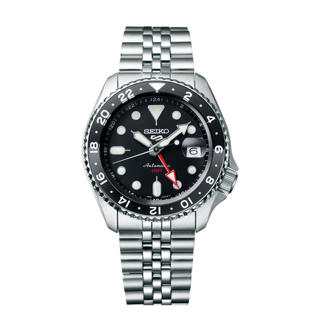 Men’s Seiko 5 Sports SSK001K1 Automatic Watch – Black Grape GMT SKX Re-Interpretation