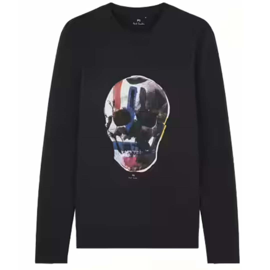 PAUL SMITH SKULL LOGO SWEATSHIRT	BLACK by PAUL SMITH