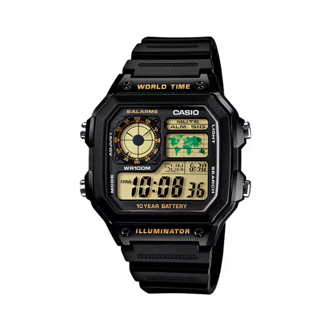 CASIO YOUTH AE-1200 series AE 1200WH 1BV D098 by CASIO
