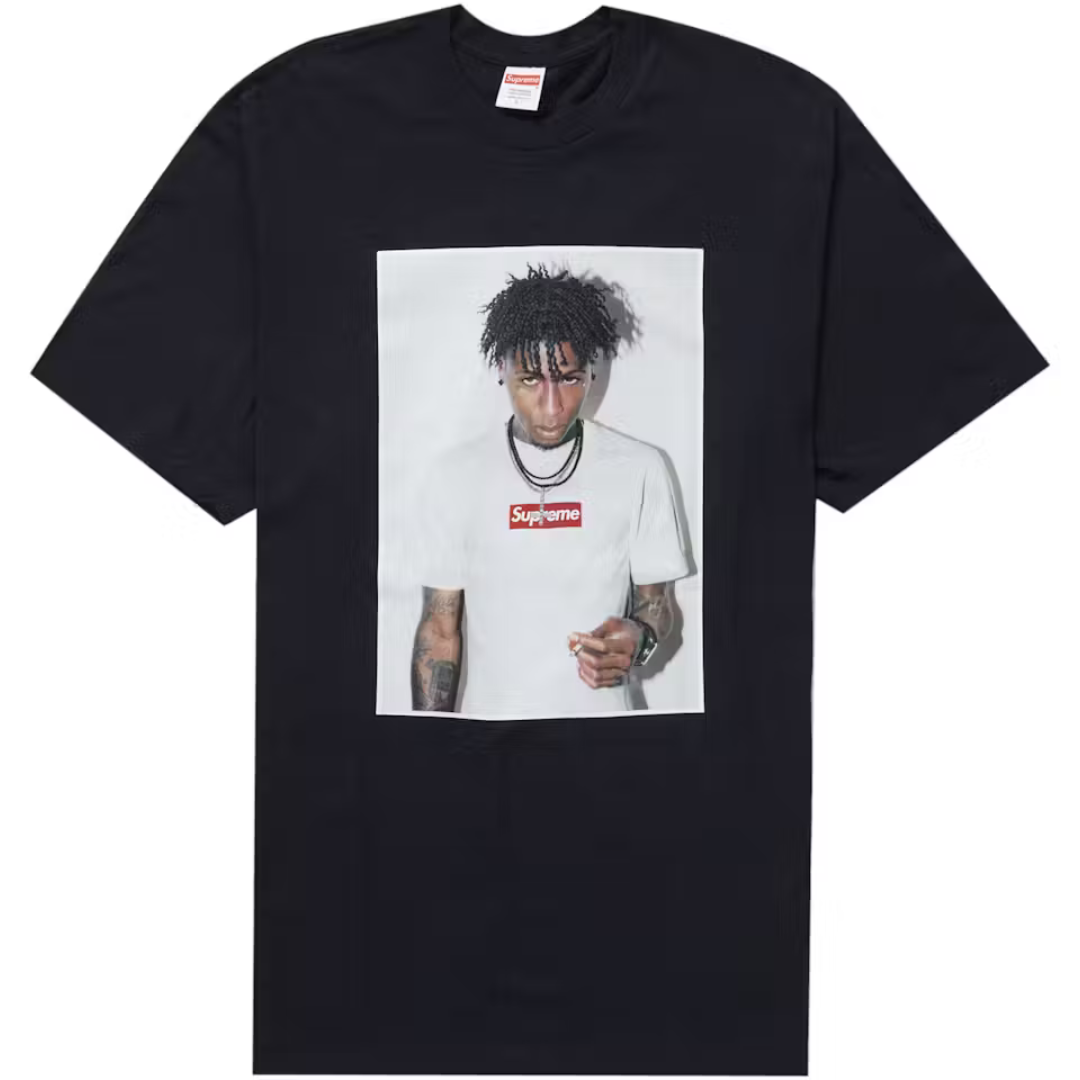SUPREME NBA YOUNGBOY TEE BLACK by SUPREME