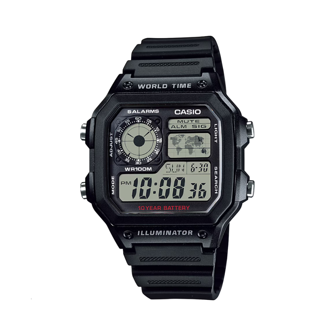 CASIO YOUTH AE-1200 series AE 1200WH 1AV D097 by CASIO