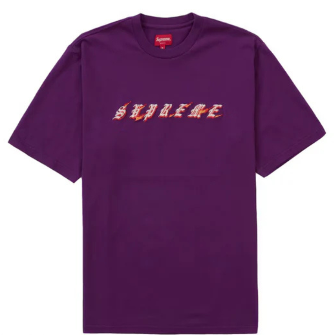 Supreme Flames S/S Top Plum by SUPREME