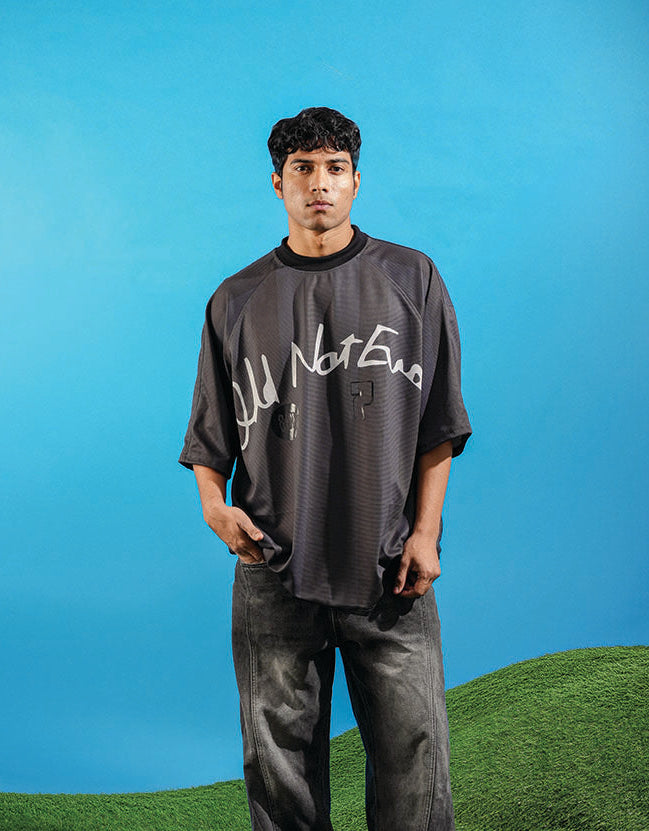 ODD ASAP Black Stripes Jersey Question Mark by oddnoteven