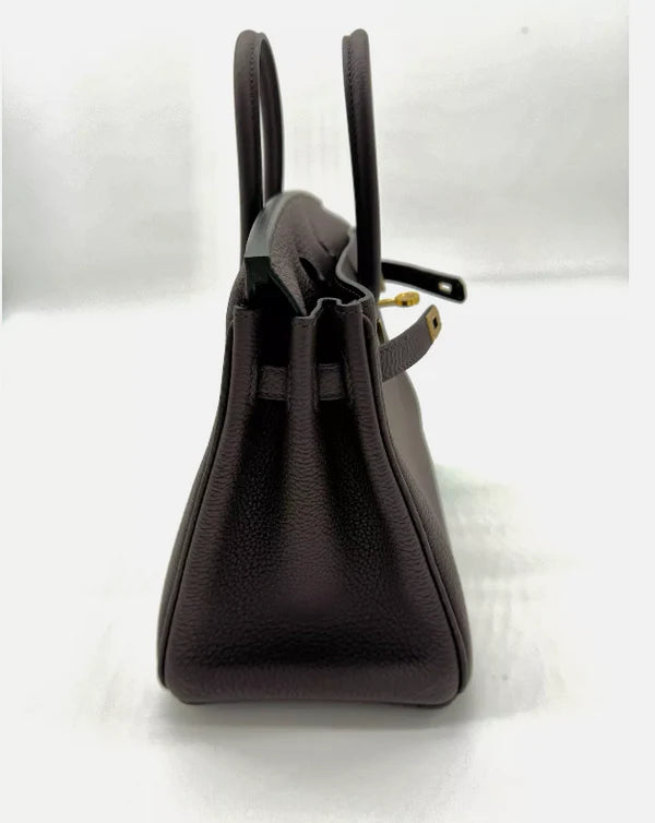 Hermès Birkin 25 – Rouge Sellier Togo (Brand New, Gold Hardware)