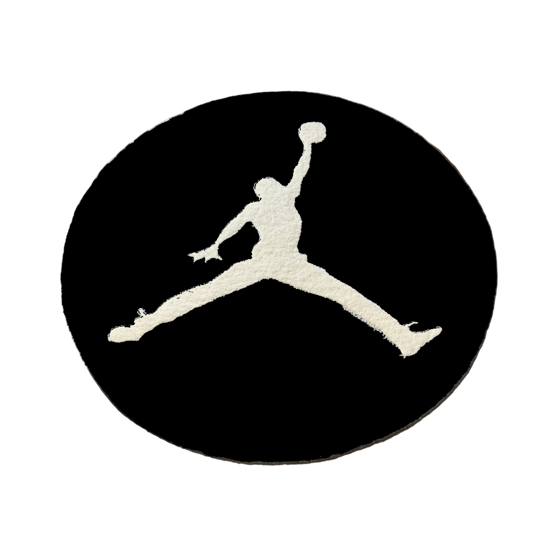 Jumping Man  Custom Rug by THE DRIP CO. RUGS