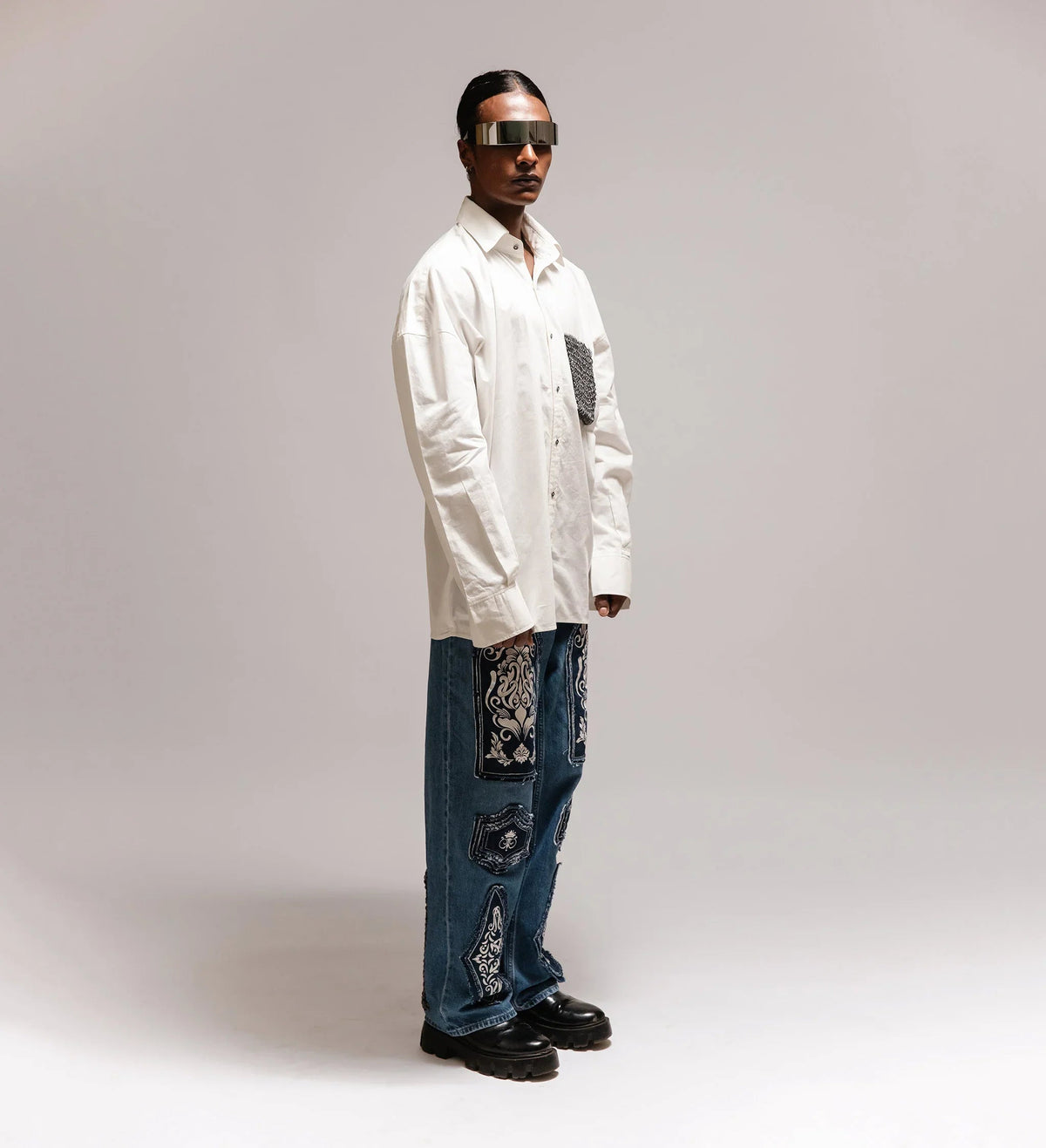 Iron Heart' Chainmail Armour Oversize Shirt by Cause & Effect