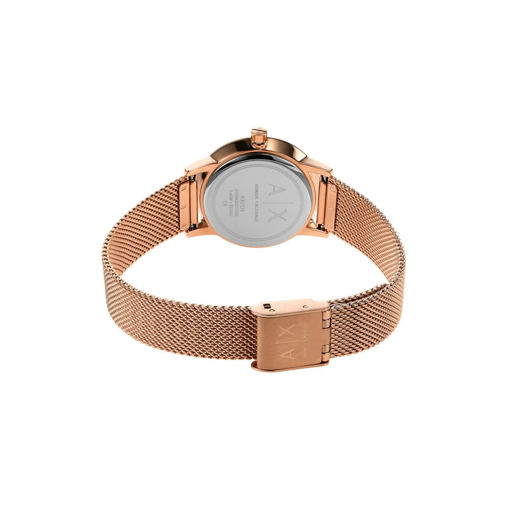 Armani Exchange AX7121 Women's analog watch with silver dial