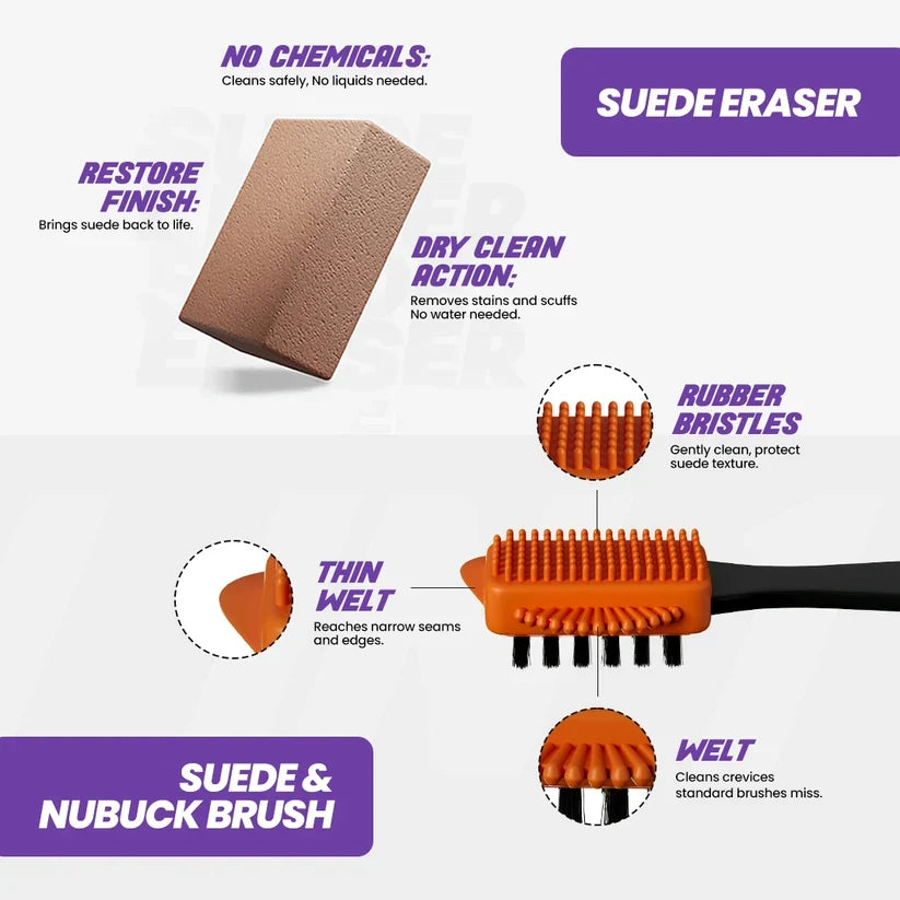 Sneakare Complete Suede & Nubuck Shoe Cleaning Kit by Sneakare