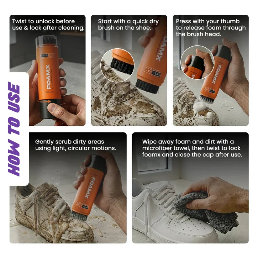 Sneakare FoamX All In One Sneaker Cleaner 50ml by Sneakare