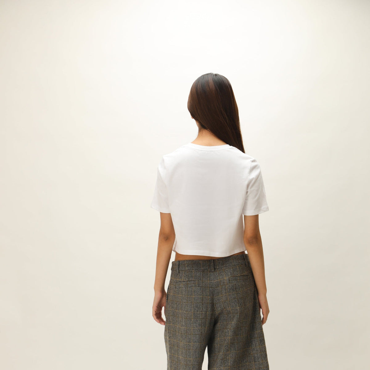 LACE APPLIQUÉ TRIGON T-SHIRT by STRUCT