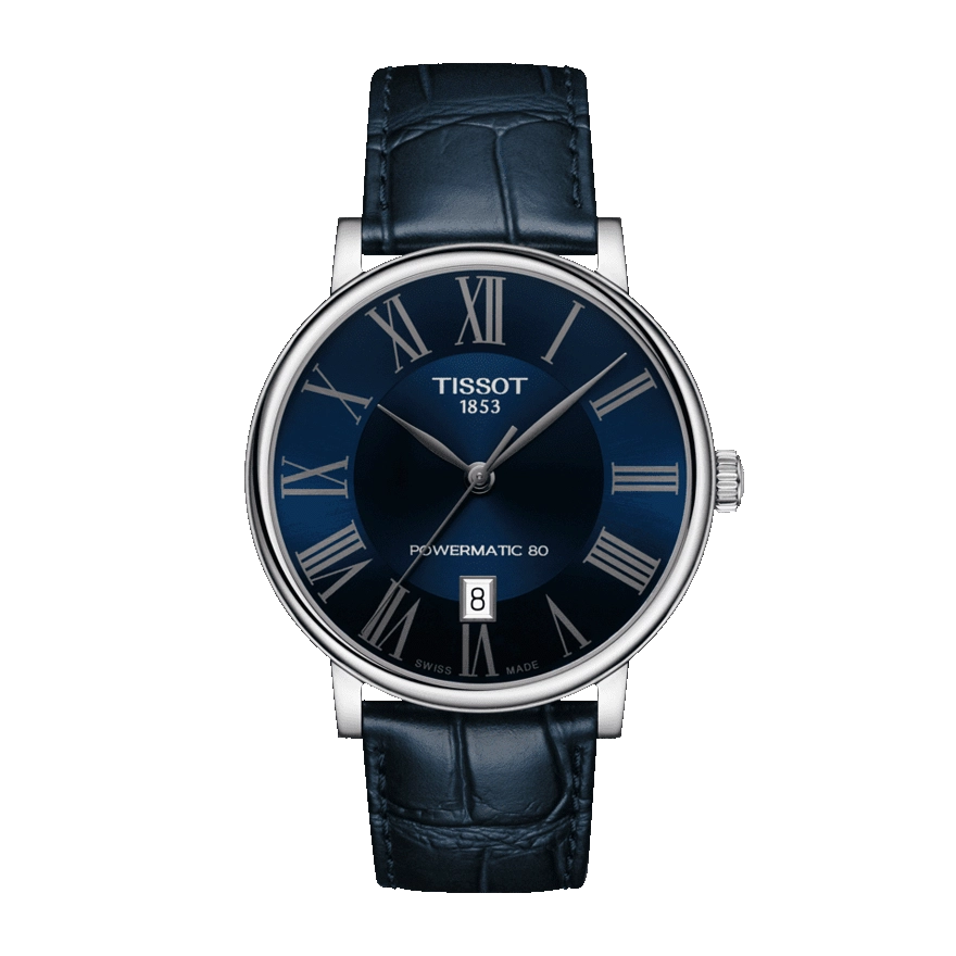 Men’s Tissot Carson Premium Powermatic 80 T122.407.16.043.00 Automatic Watch - Zeuskicks