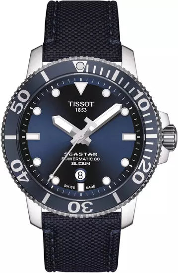 Men’s Tissot Seastar 1000 Powermatic 80 Silicium T120.407.17.041.01 Automatic Watch - Zeuskicks