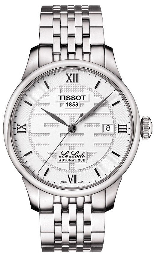 Men’s Tissot Le Locle Double Happiness Automatic T41.1.833.50 Stainless Steel Watch
