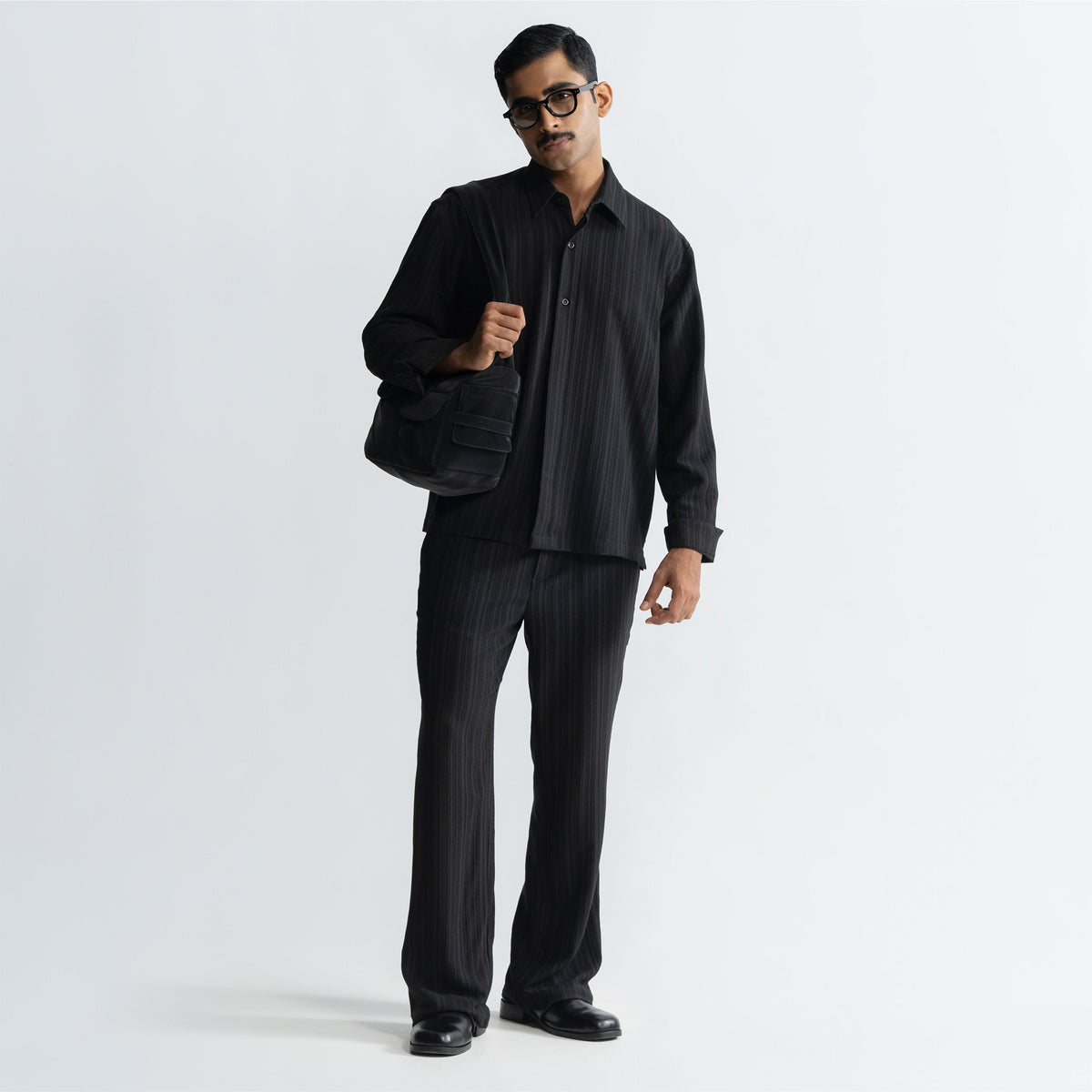 TWINE PANTS - BLACK by Warping Theories