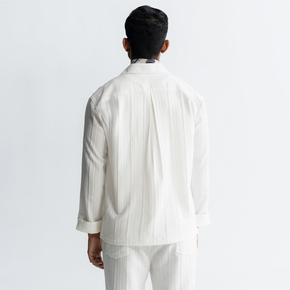 TWINE SHIRT - WHITE by Warping Theories
