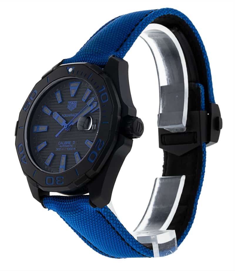 Tag Heuer Aquaracer Calibre 5 Titanium Blue Dial