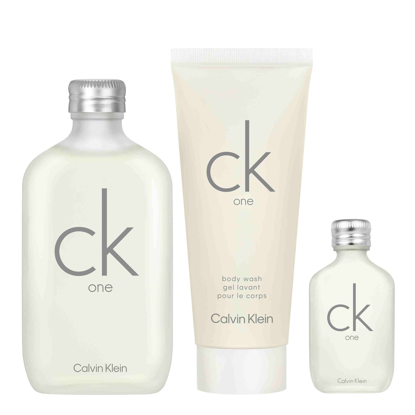 Ck One Eau De Toilette And Shower Gel Unisex Trio Gift Set • 215ml