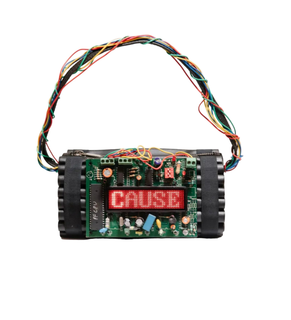 Time Bomb' Vegan Leather Hand Bag by Cause & Effect