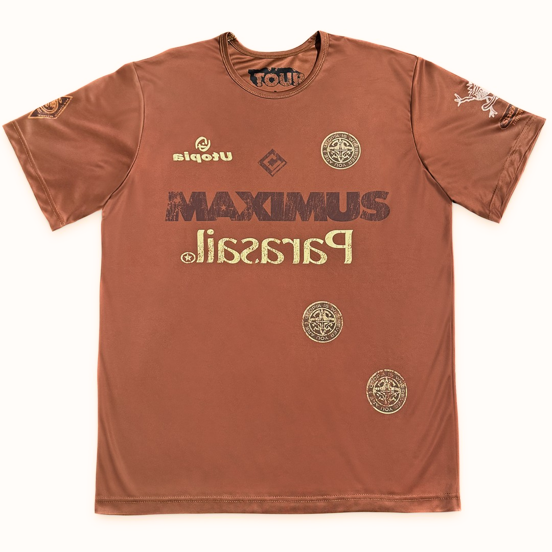 Travis Scott Circus Maximus Soccer Jersey Brown by Travis Scott