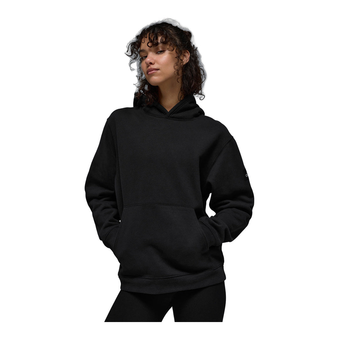 alo Renown Heavy Weight Hoodie - Black by Alo Yoga
