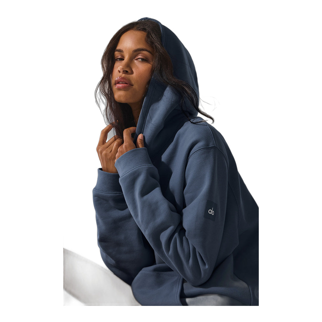 alo Renown Heavy Weight Hoodie - Bluestone by Alo Yoga