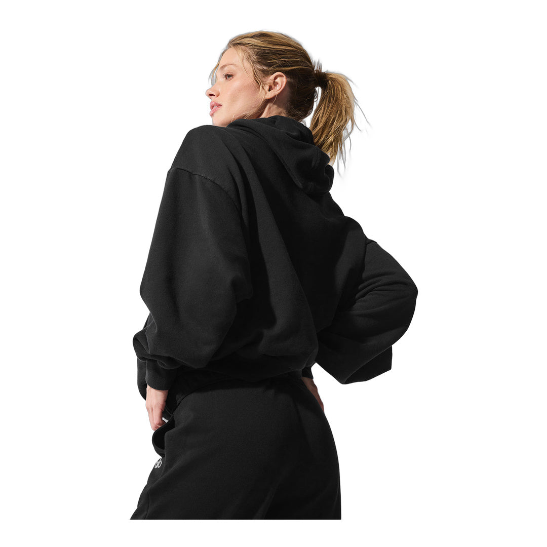 alo Accolade Hoodie - Black by Alo Yoga