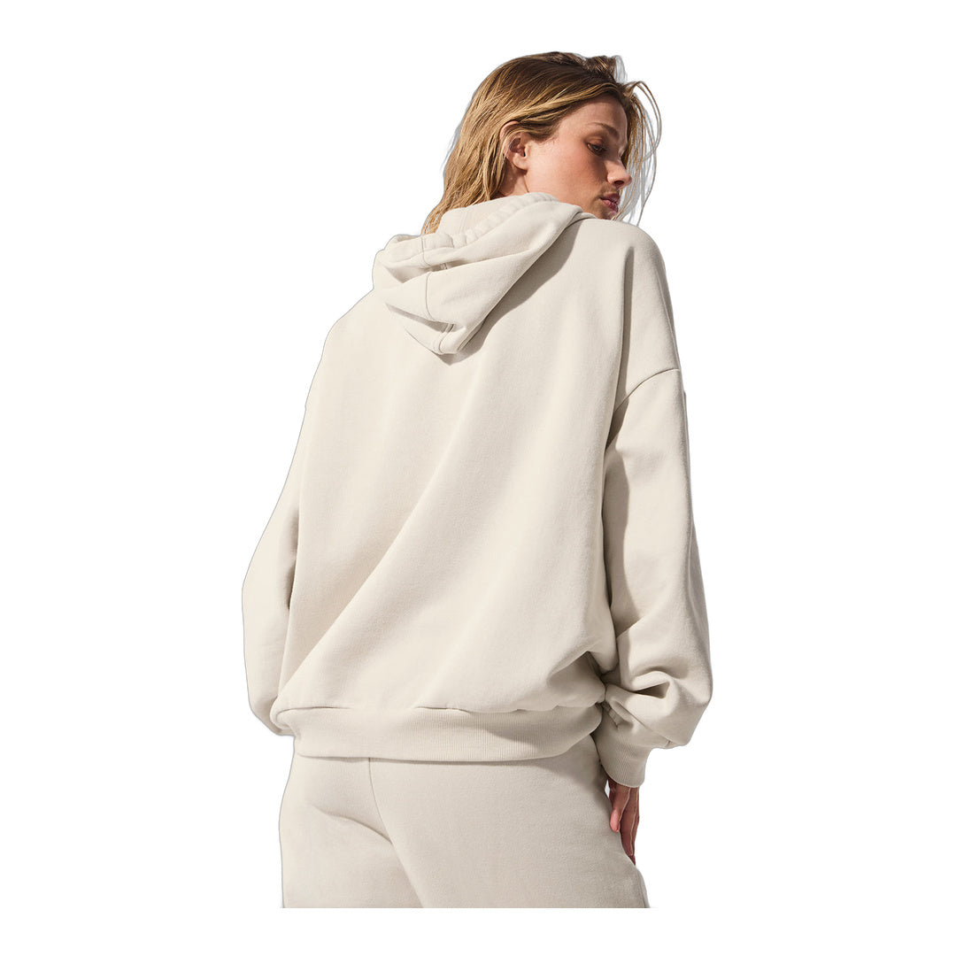 alo Accolade Hoodie - Bone by Alo Yoga