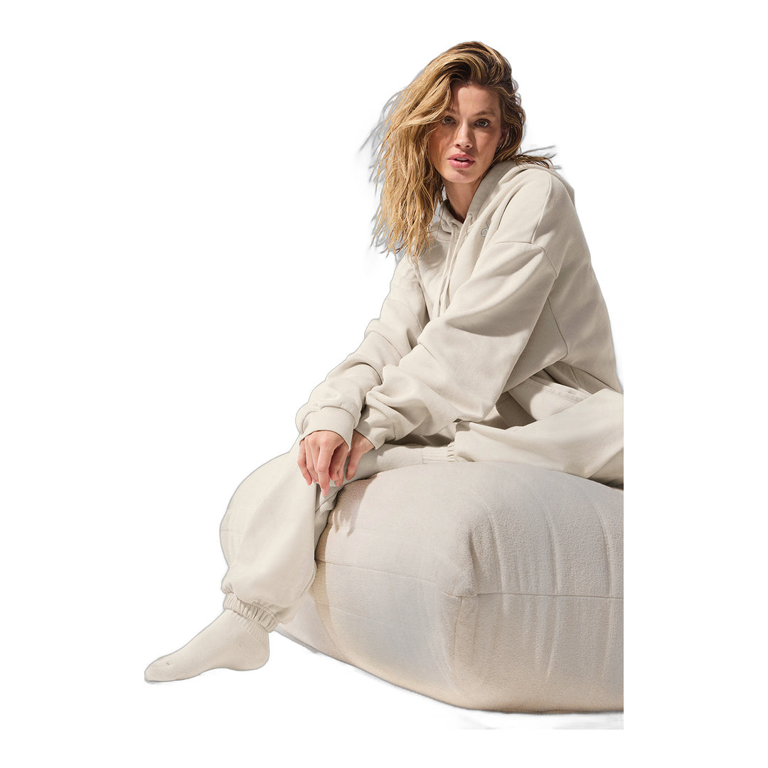 alo Accolade Hoodie - Bone by Alo Yoga