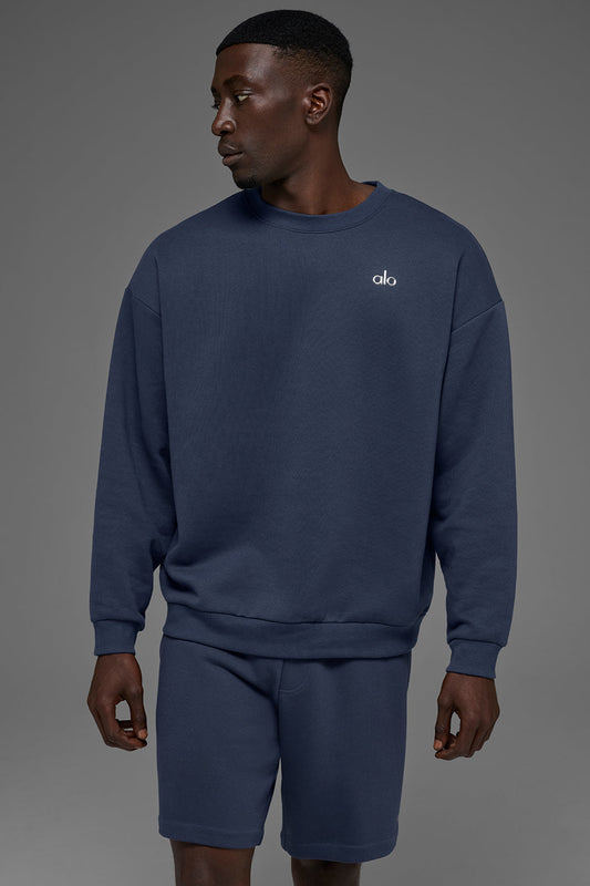 Accolade Crew Neck Pullover - Navy (MENSU3031RG)