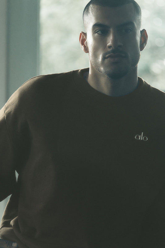 Accolade Crew Neck Pullover - Espresso (MENSU3031RG)
