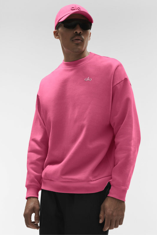 Accolade Crew Neck Pullover - Paradise Pink (MENSU3031RG)