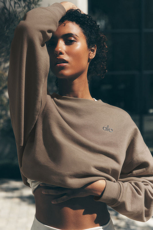Accolade Crew Neck Pullover - Gravel (U3031RG)