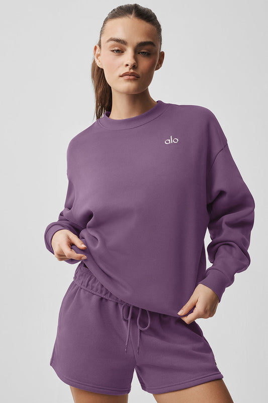 Accolade Crew Neck Pullover - Plum Kiss (U3031RG)