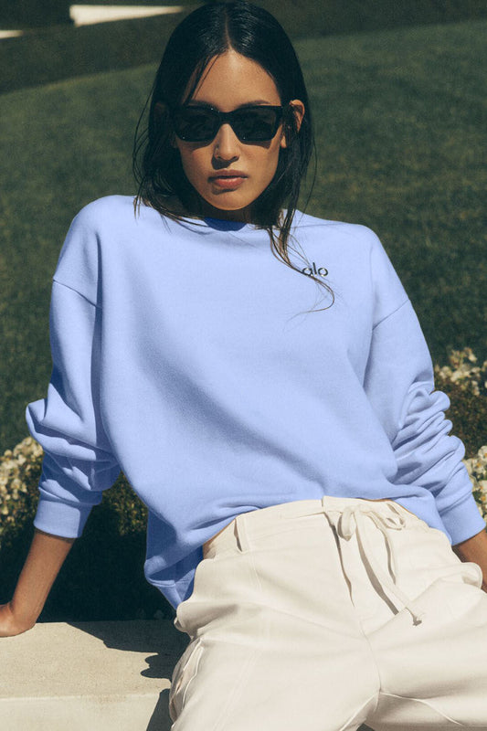 Accolade Crew Neck Pullover - Light Provence Blue (U3031RG)