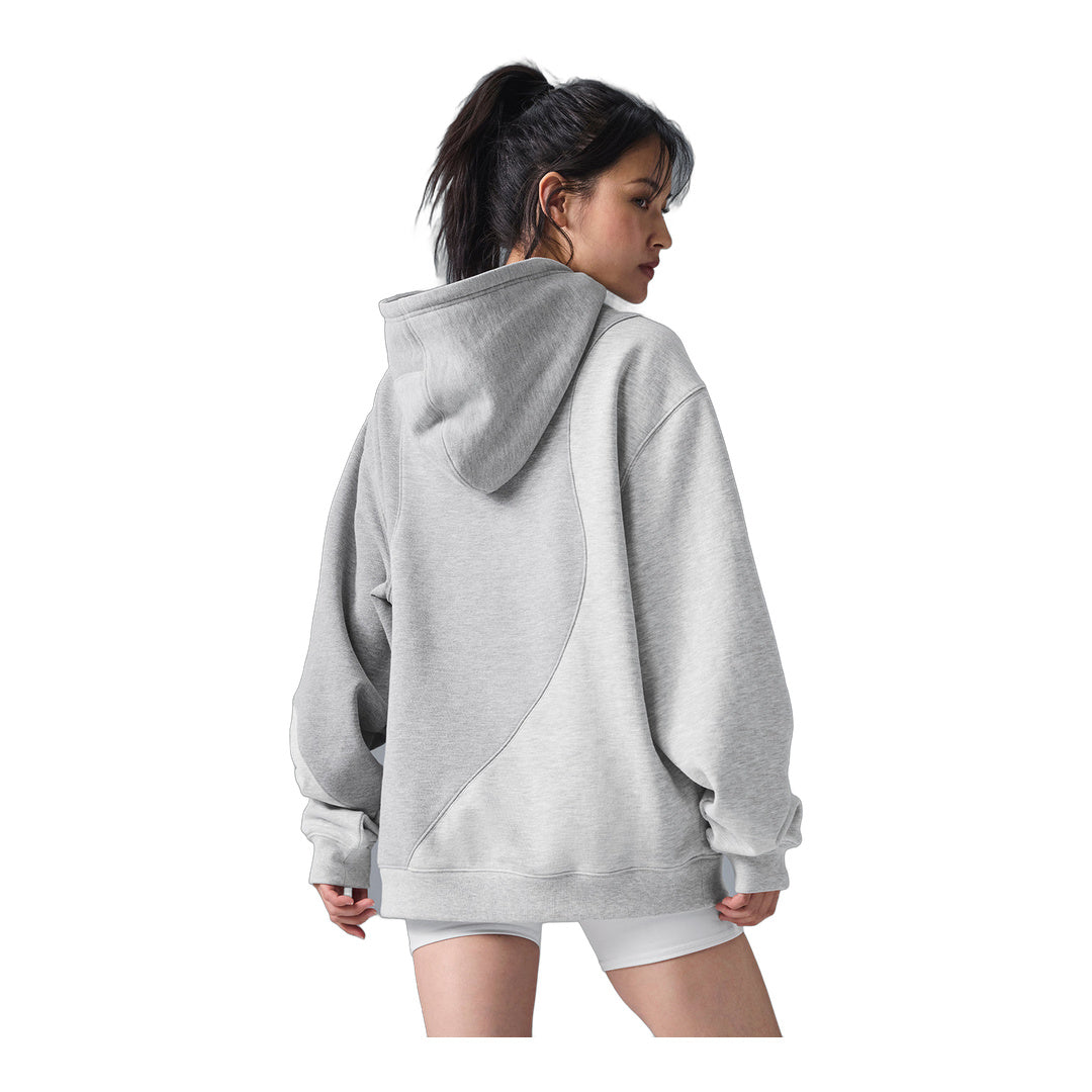 alo Make Waves Hoodie - Athletic Heather Grey Tonal by Alo Yoga