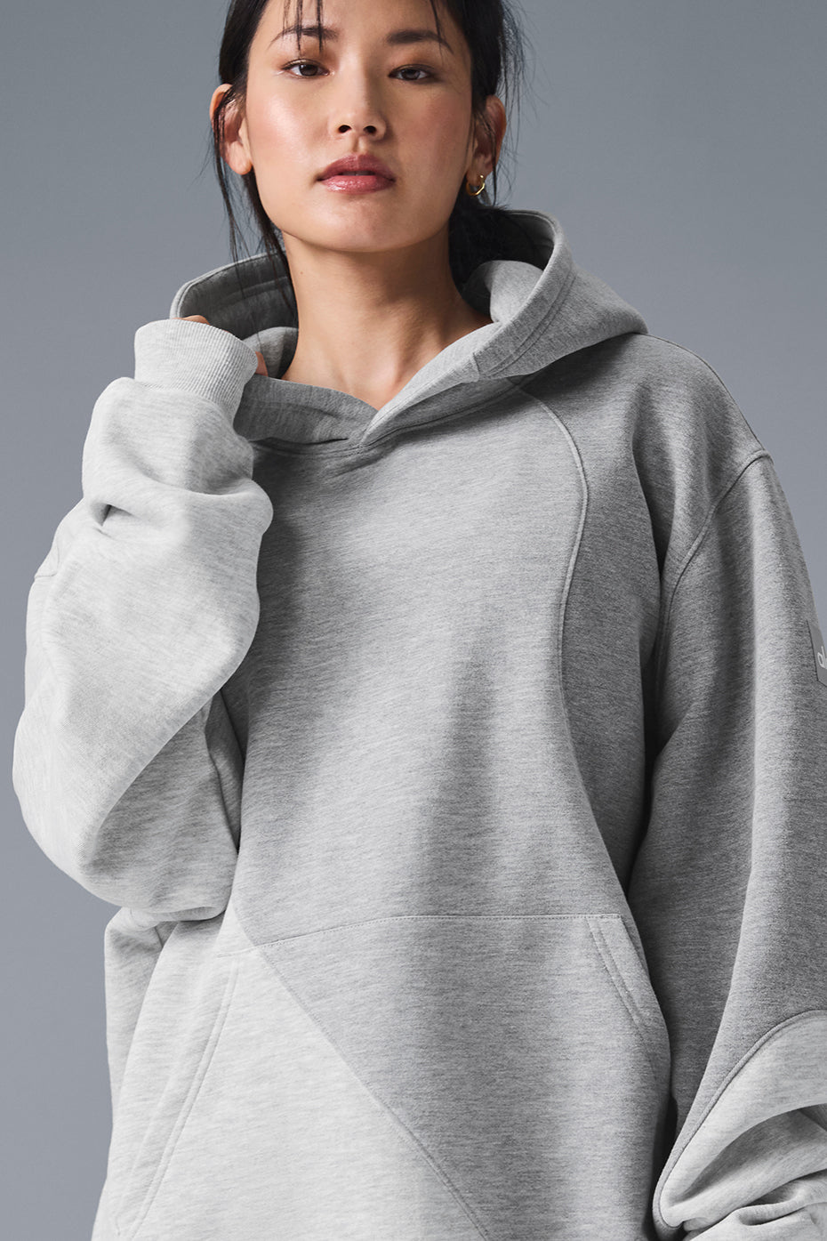 Make Waves Hoodie - Athletic Heather Grey Tonal (U3039R)