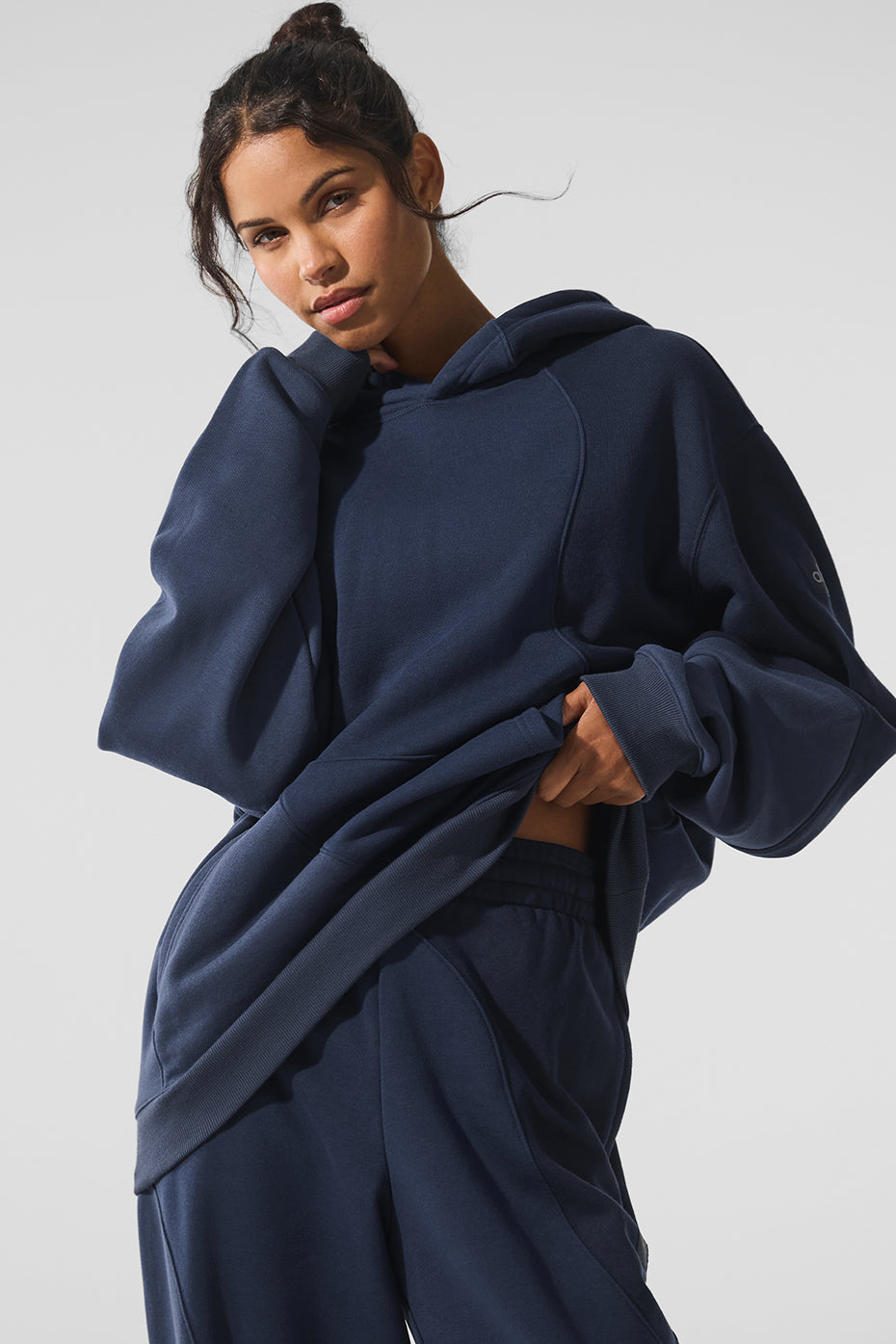 Make Waves Hoodie - Navy Tonal (U3039R)