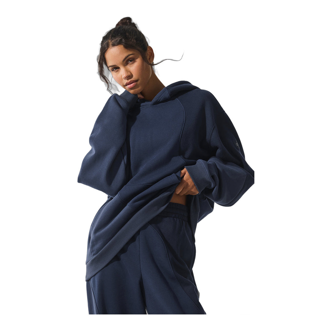 alo Make Waves Hoodie - Navy Tonal by Alo Yoga